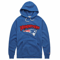 Drake Maye New England Patriots Homage Unisex Drakemayenia Tri-Blend Hoodie Royal