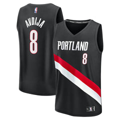 Deni Avdija Portland Trail Blazers Fast Break Replica Jersey Icon Edition Black | Fanatics outlet