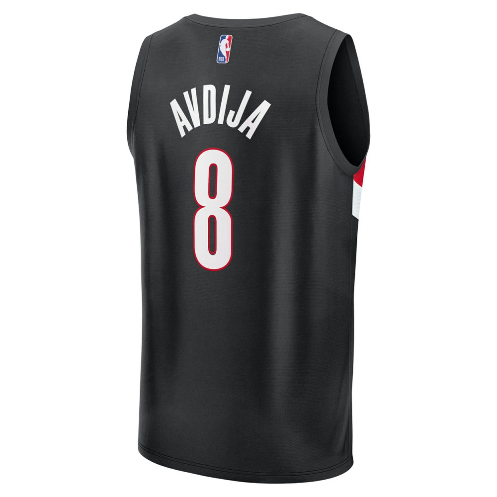 Deni Avdija Portland Trail Blazers Fast Break Replica Jersey Icon Edition Black | Fanatics outlet