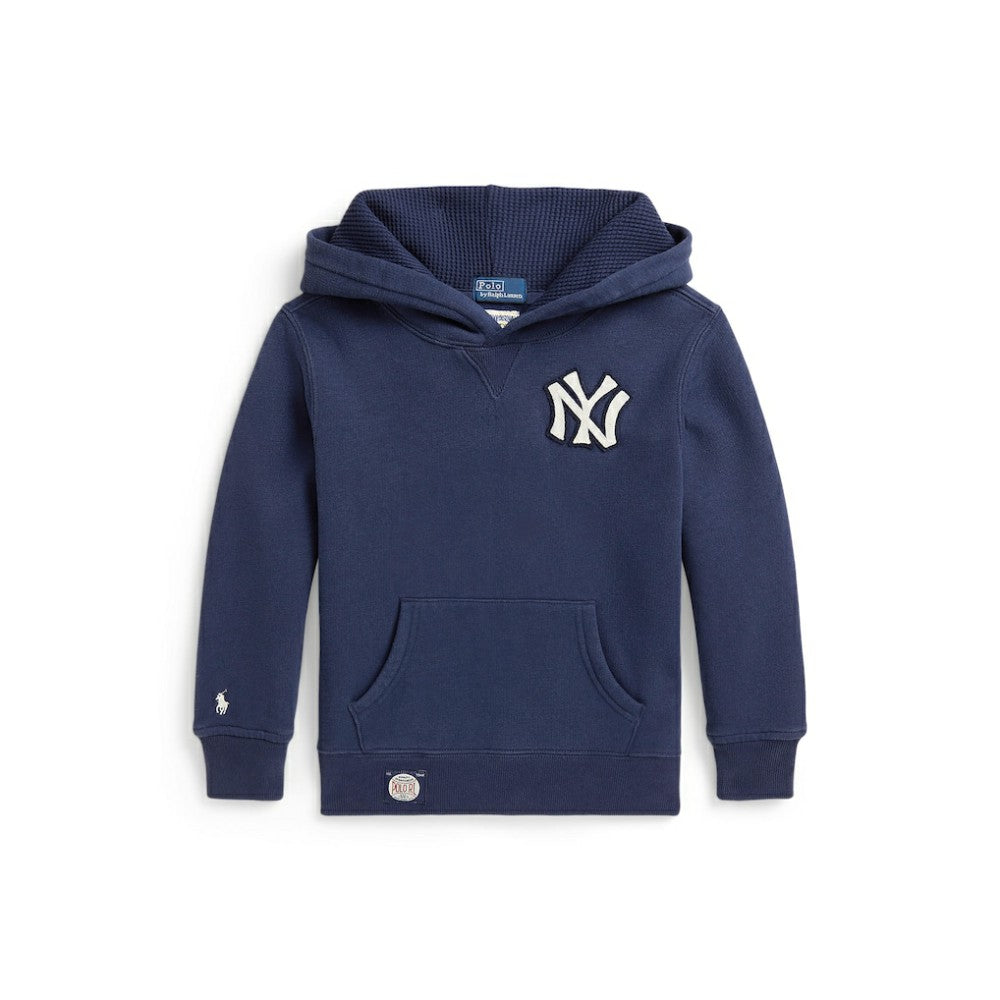 Yankees Polo Ralph Lauren Preschool Fleece Hoodie - Navy - MLB on Sale