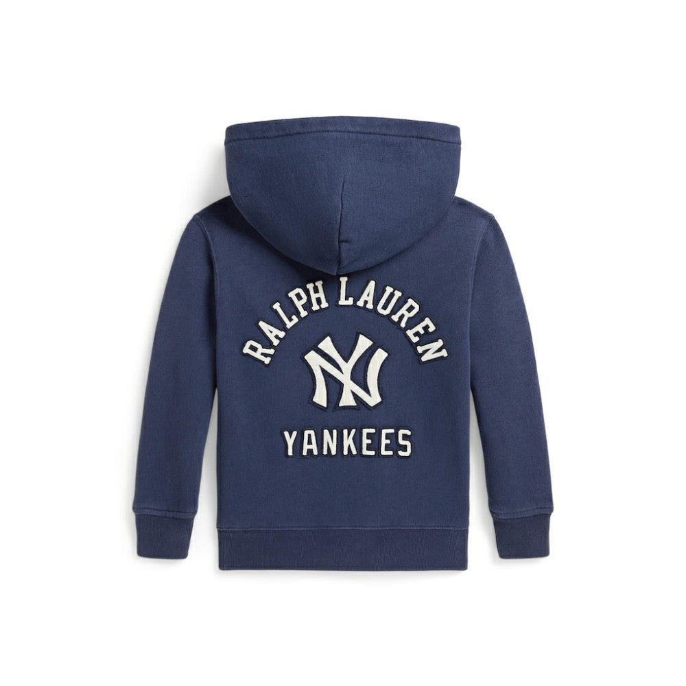 Yankees Polo Ralph Lauren Preschool Fleece Hoodie - Navy - MLB on Sale