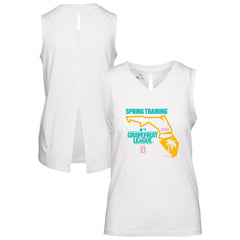 Detroit Tigers Levelwear Women's 2026 Spring Training Paisley Ball Bold Tank - White - MLB Online