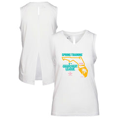 Houston Astros Levelwear Women's 2026 Spring Training Paisley Ball Bold Tank - White - MLB Online