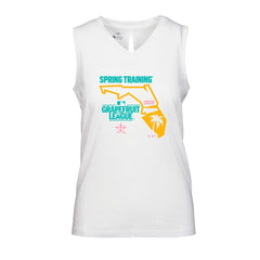Houston Astros Levelwear Women's 2026 Spring Training Paisley Ball Bold Tank - White - MLB Online