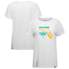 Houston Astros Levelwear Women's 2026 Spring Training Influx Ball Bold T-Shirt - White - MLB Lifestyle