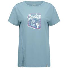 Cleveland Guardians Levelwear Women's Influx Spring Training Sunrise Bold T-Shirt - Blue - MLB Discount