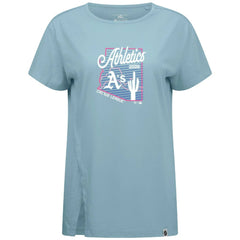 Athletics Levelwear Women's Influx Spring Training Sunrise Bold T-Shirt - Blue - MLB Discount