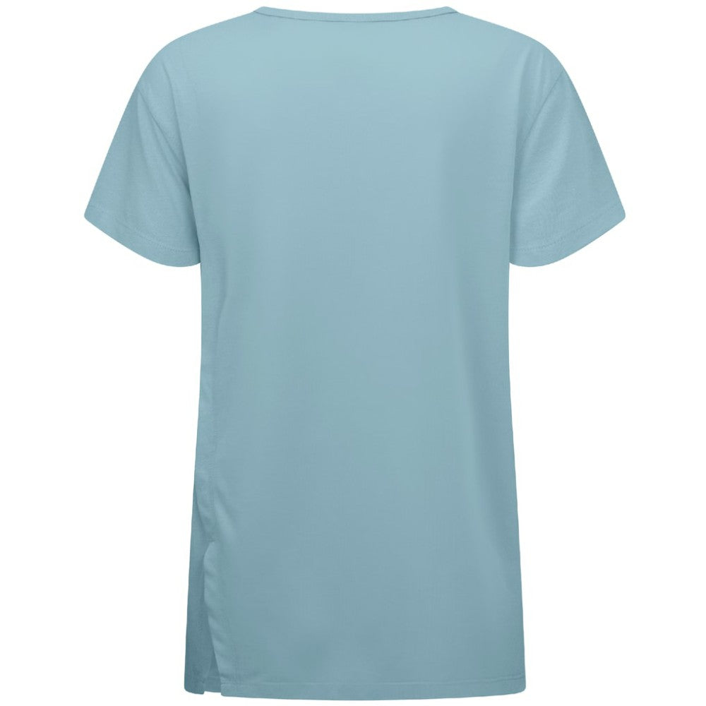 Chicago Cubs Levelwear Women's Influx Spring Training Sunrise Bold T-Shirt - Blue - MLB Discount