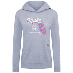 Miami Marlins Levelwear Women's Relay Spring Training Sunrise Bold Hoodie - Light Blue - MLB Sale