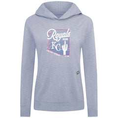 Kansas City Royals Levelwear Women's Relay Spring Training Sunrise Bold Hoodie - Light Blue - MLB on Sale