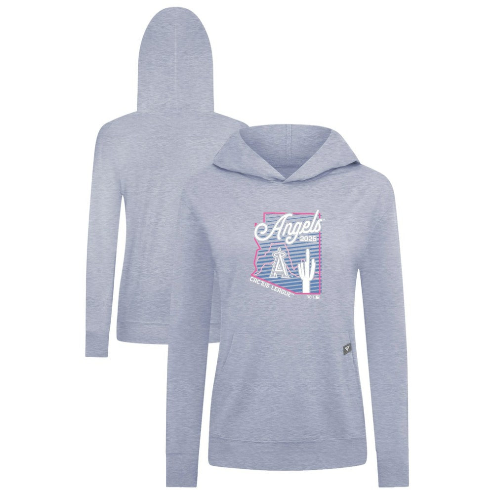 Los Angeles Angels Levelwear Women's Relay Spring Training Sunrise Bold Hoodie - Light Blue - MLB Sale