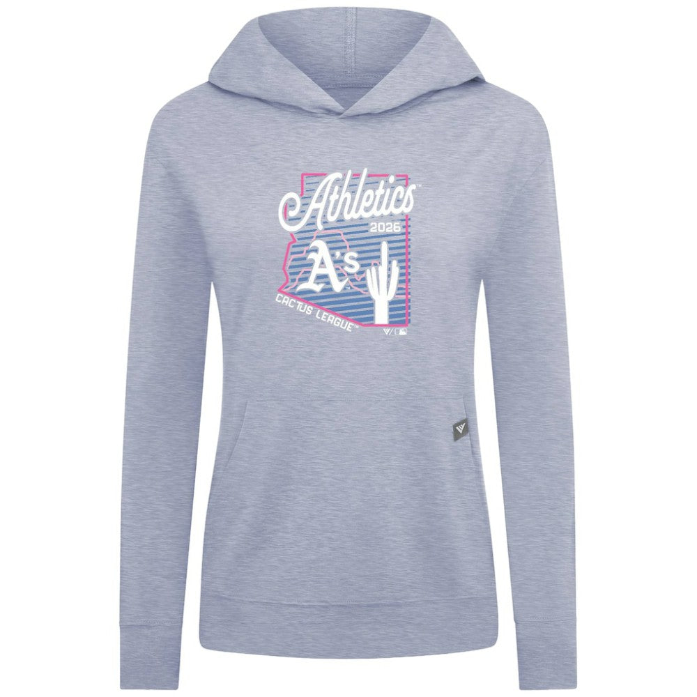 Athletics Levelwear Women's Relay Spring Training Sunrise Bold Hoodie - Light Blue - MLB Online