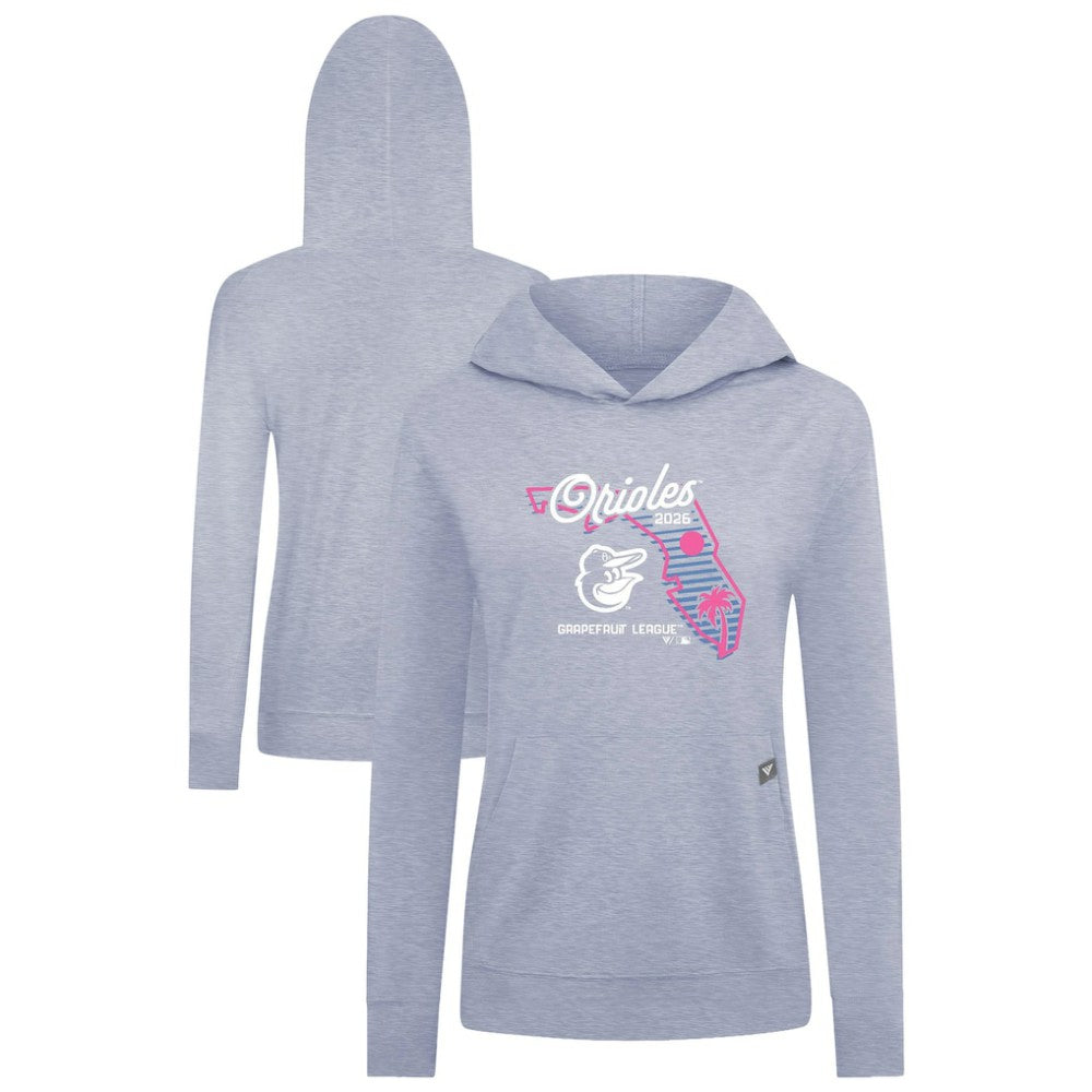 Baltimore Orioles Levelwear Women's Relay Spring Training Sunrise Bold Hoodie - Light Blue - MLB on Sale