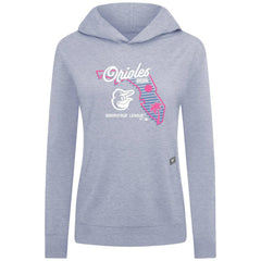 Baltimore Orioles Levelwear Women's Relay Spring Training Sunrise Bold Hoodie - Light Blue - MLB on Sale