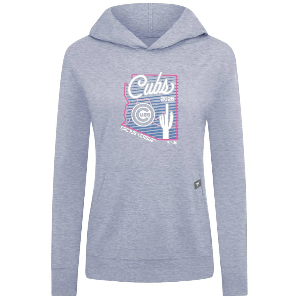 Chicago Cubs Levelwear Women's Relay Spring Training Sunrise Bold Hoodie - Light Blue - MLB Discount
