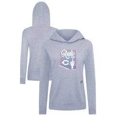 Cincinnati Reds Levelwear Women's Relay Spring Training Sunrise Bold Hoodie - Light Blue - MLB Sale