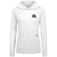 Chicago Cubs Levelwear Women's Relay Spring Break Panoramic Bold Hoodie - White - MLB Sale