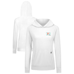 Baltimore Orioles Levelwear Women's Relay Spring Break Panoramic Bold Hoodie - White - MLB Lifestyle