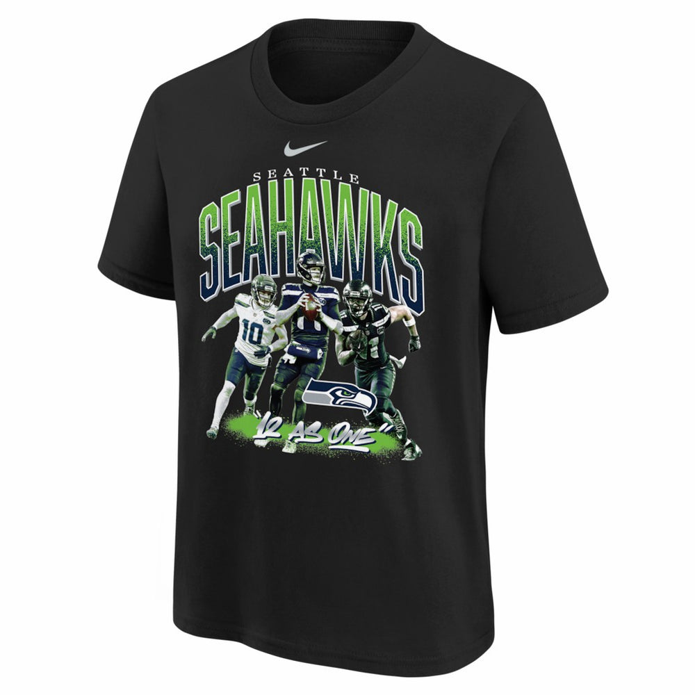 Nike Seattle Seahawks Youth 12 As One T-Shirt Black