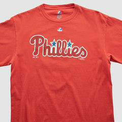 Philadelphia Phillies Majestic 2000s T-shirt - Red - Vintage - Fanatics Lifestyle