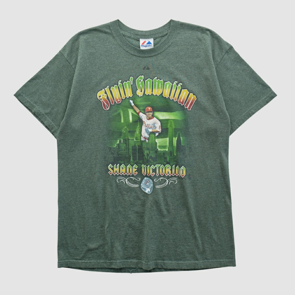 Philadelphia Phillies Majestic 2010s T-shirt - Green - Vintage - Fanatics Online