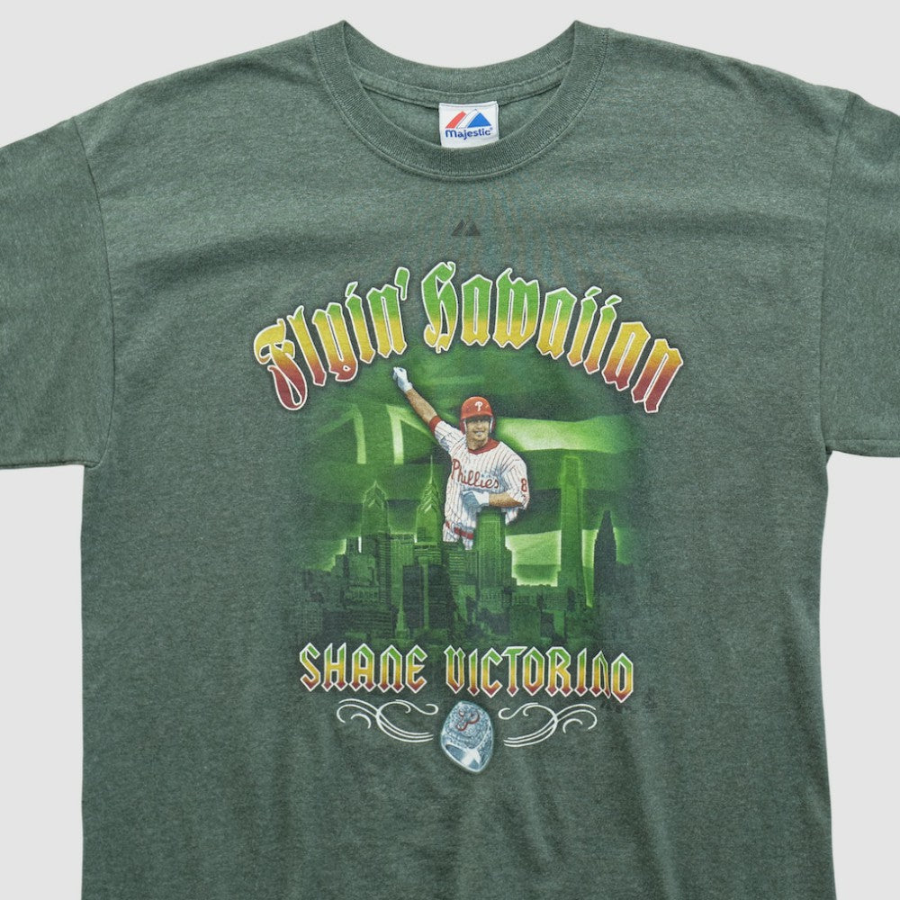 Philadelphia Phillies Majestic 2010s T-shirt - Green - Vintage - Fanatics Online