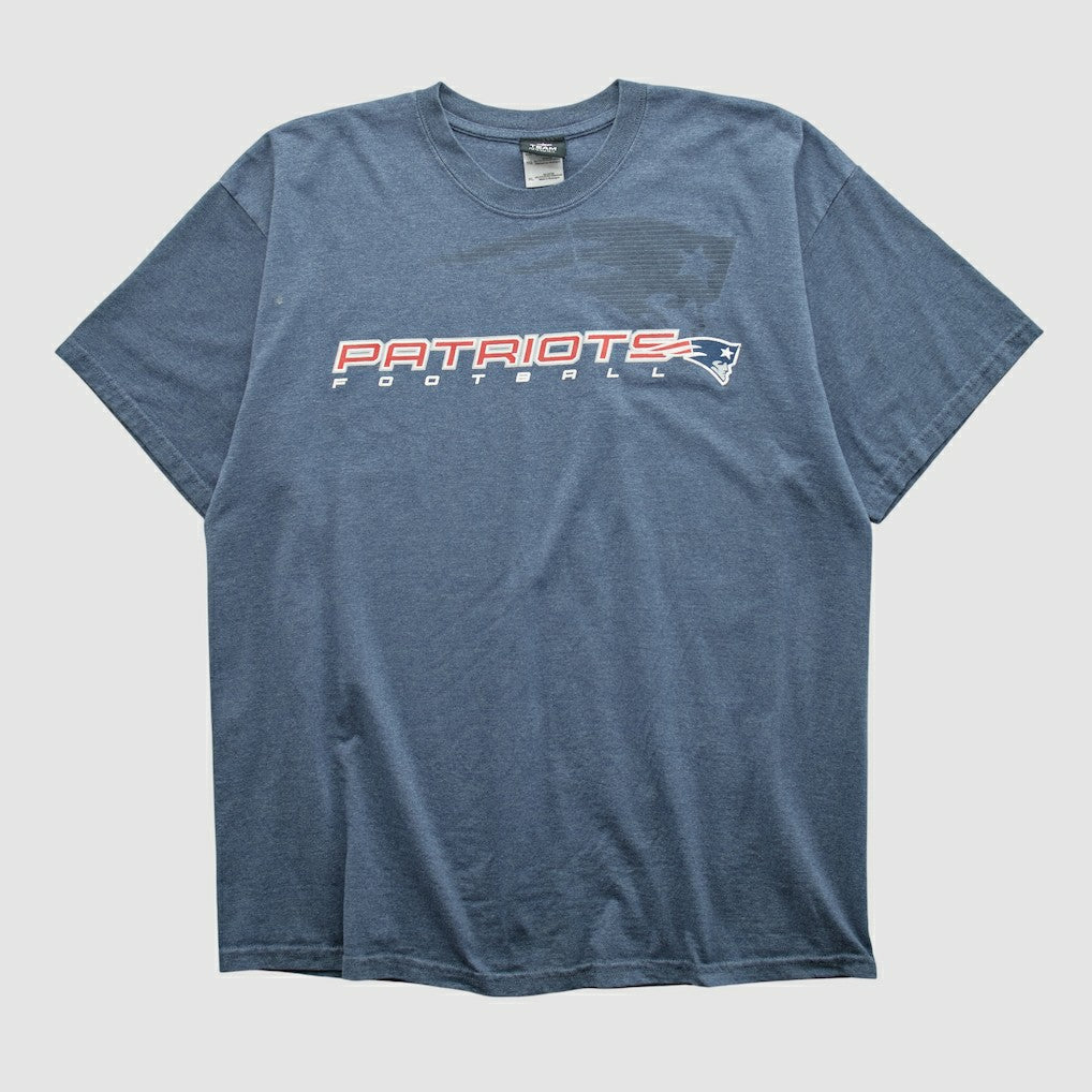Fanatics New England Patriots NFL 2010s T-shirt Blue Vintage