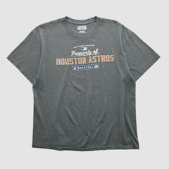 Houston Astros Majestic 2000s T-shirt - Dark Heather Gray - XVintage - Fanatics Online