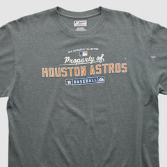 Houston Astros Majestic 2000s T-shirt - Dark Heather Gray - XVintage - Fanatics Online