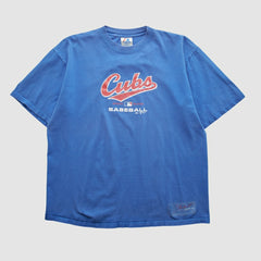 Chicago Cubs Majestic 2004 T-shirt - Blue - Vintage - Fanatics Online