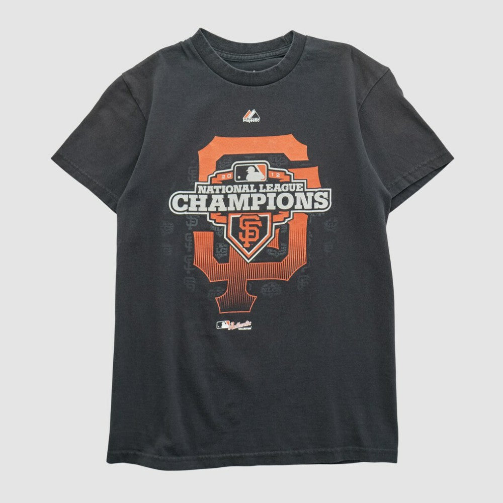 San Francisco Giants Majestic 2012 T-shirt - Black - Yth Vintage - Fanatics Discount