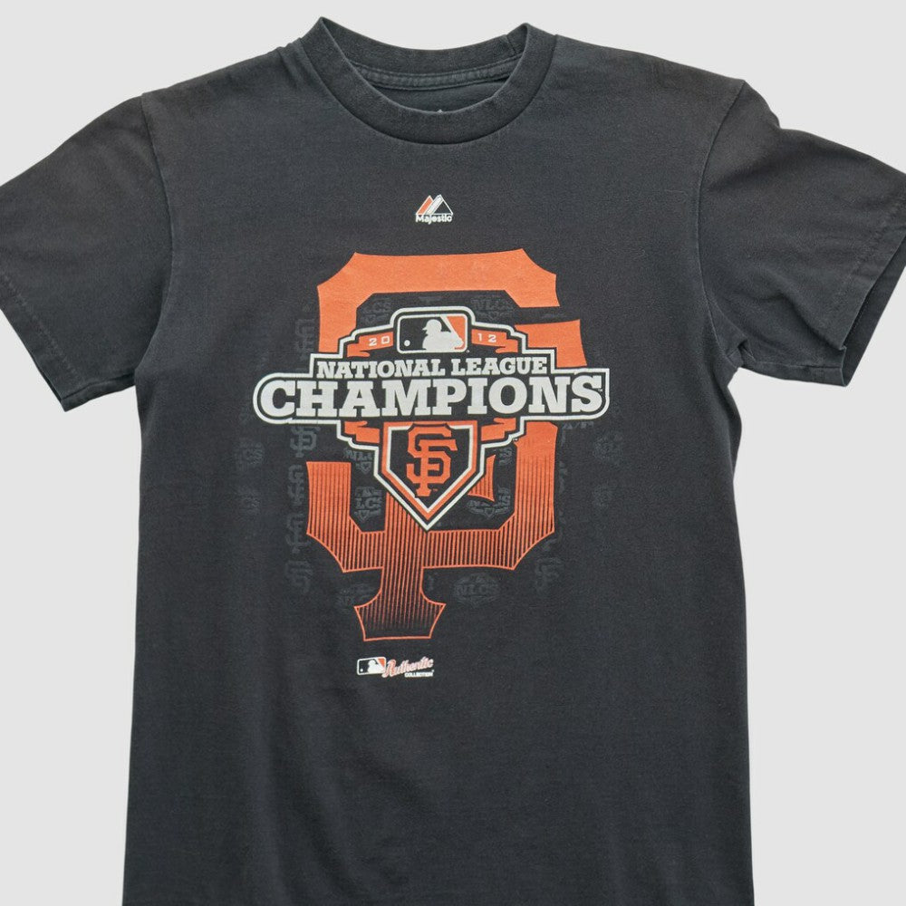 San Francisco Giants Majestic 2012 T-shirt - Black - Yth Vintage - Fanatics Discount