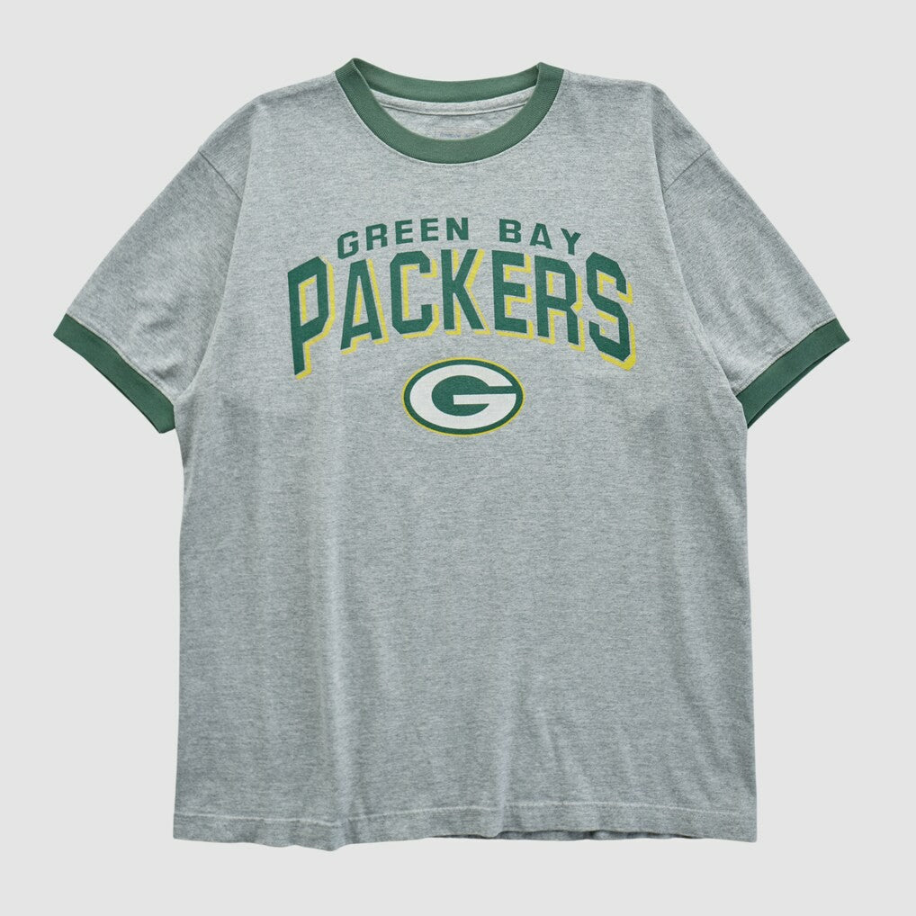 Fanatics Green Bay Packers Reebok 2000s T-shirt Heather Gray Vintage