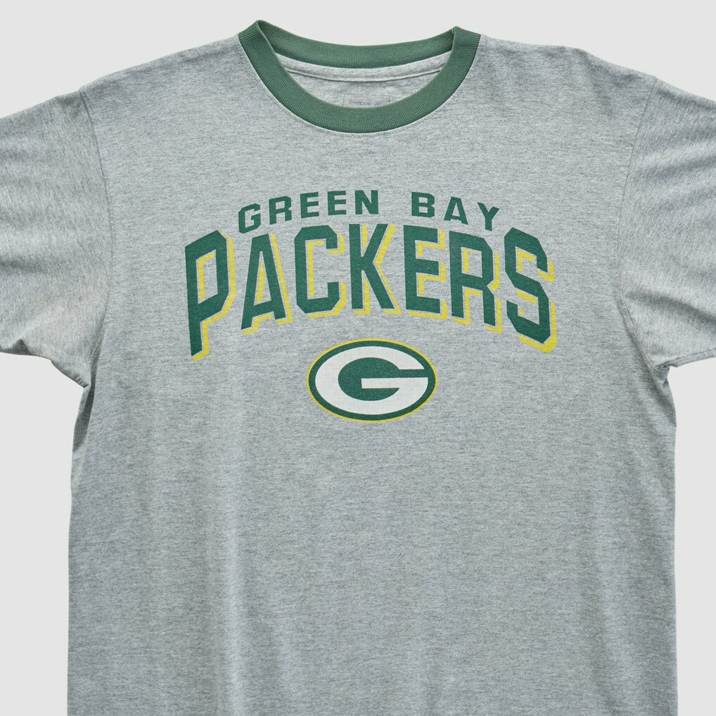 Fanatics Green Bay Packers Reebok 2000s T-shirt Heather Gray Vintage