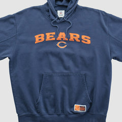 Fanatics Chicago Bears NFL 2010s Hooded Pullover Sweatshirt Navy Vintage