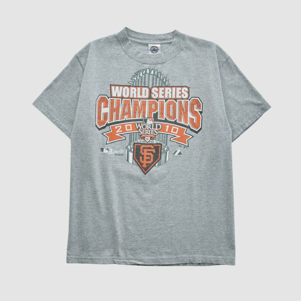 San Francisco Giants Delta 2010 T-shirt - Heather Gray - Vintage - Fanatics Online