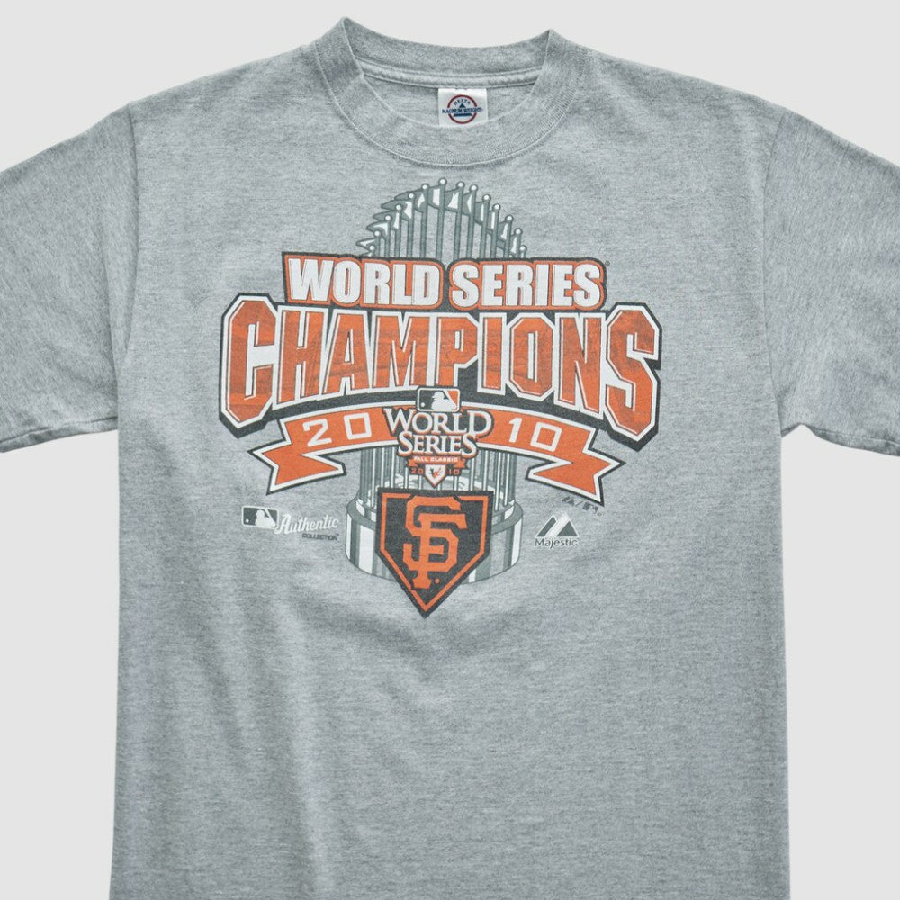 San Francisco Giants Delta 2010 T-shirt - Heather Gray - Vintage - Fanatics Online