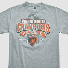 San Francisco Giants Delta 2010 T-shirt - Heather Gray - Vintage - Fanatics Online