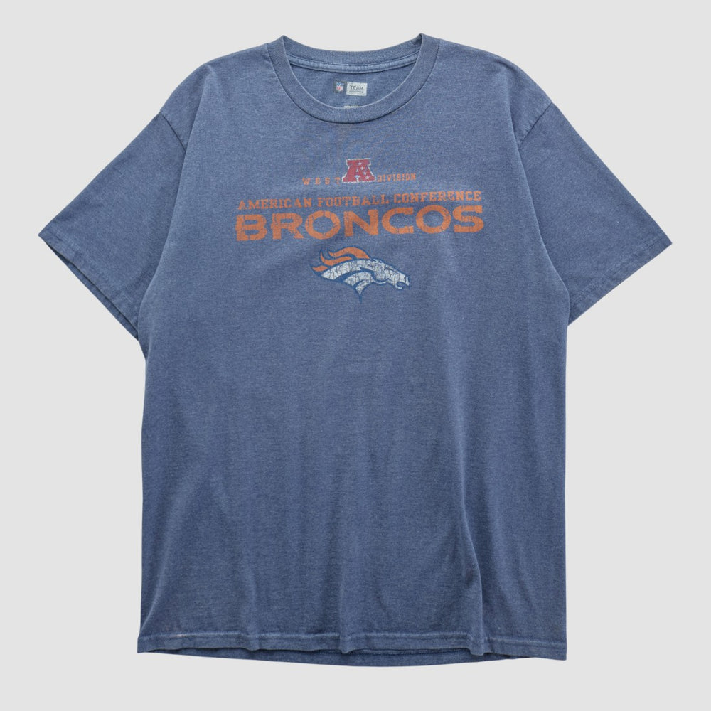 Fanatics Denver Broncos NFL 2010s T-shirt Blue Vintage