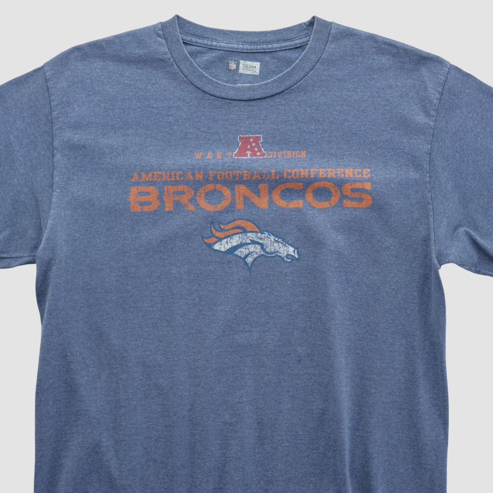 Fanatics Denver Broncos NFL 2010s T-shirt Blue Vintage