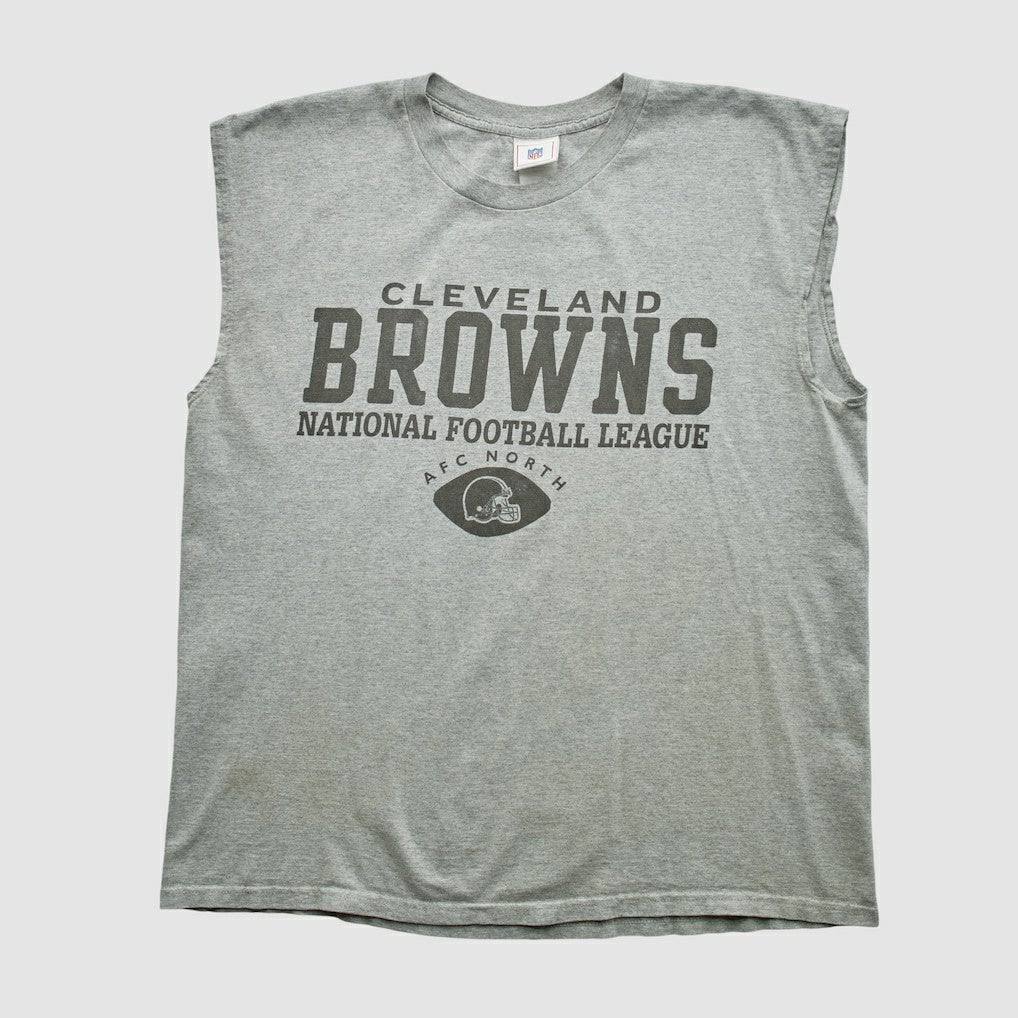 Fanatics Cleveland Browns NFL 2000s Tank Heather Gray Vintage
