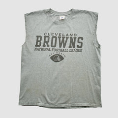 Fanatics Cleveland Browns NFL 2000s Tank Heather Gray Vintage
