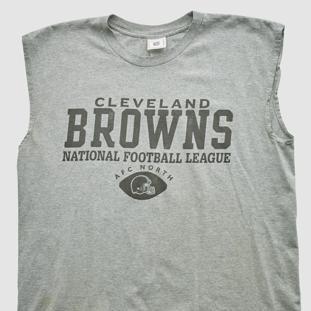 Fanatics Cleveland Browns NFL 2000s Tank Heather Gray Vintage