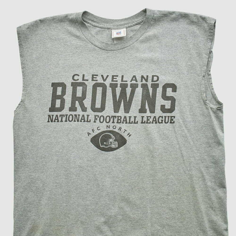 Fanatics Cleveland Browns NFL 2000s Tank Heather Gray Vintage