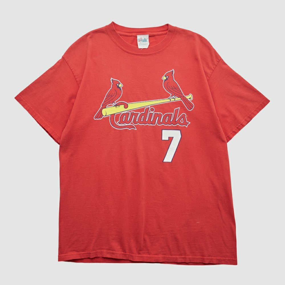 St. Louis Cardinals Majestic 2000s T-shirt - Red - Vintage - Fanatics Sale