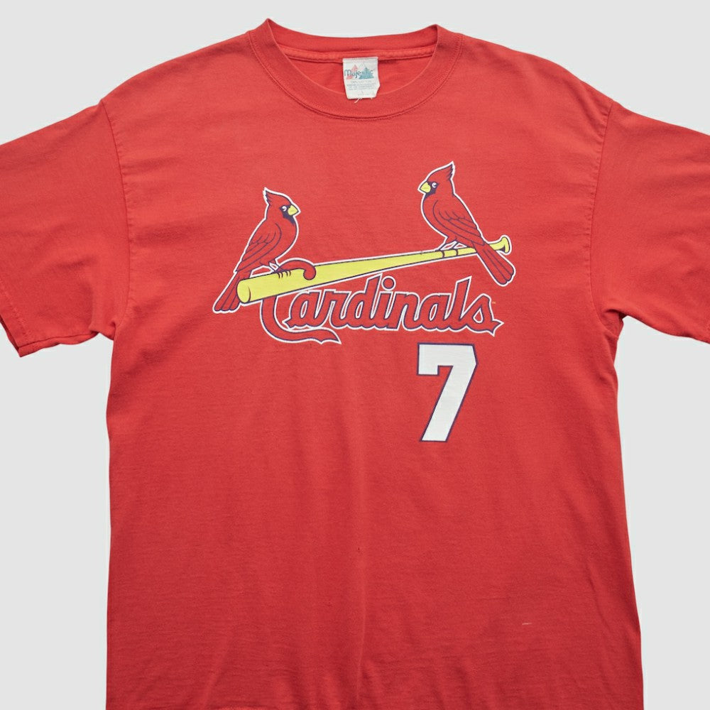 St. Louis Cardinals Majestic 2000s T-shirt - Red - Vintage - Fanatics Sale