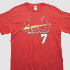 St. Louis Cardinals Majestic 2000s T-shirt - Red - Vintage - Fanatics Sale