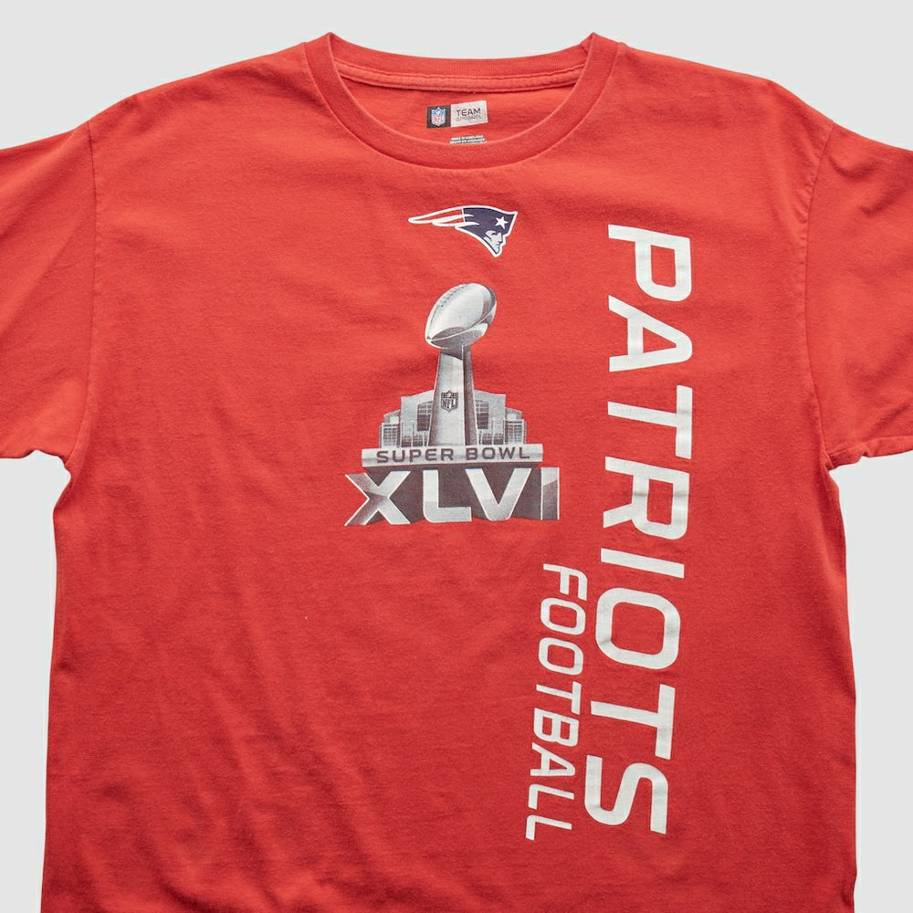 Fanatics New England Patriots NFL 2012 Long Sleeve T-shirt Red Vintage