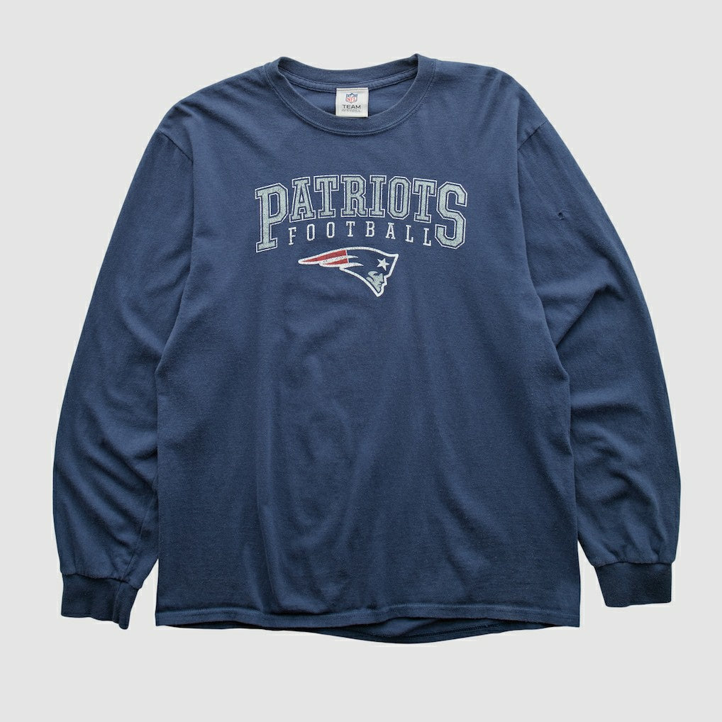 Fanatics New England Patriots NFL 2010s Long Sleeve T-shirt Navy Vintage