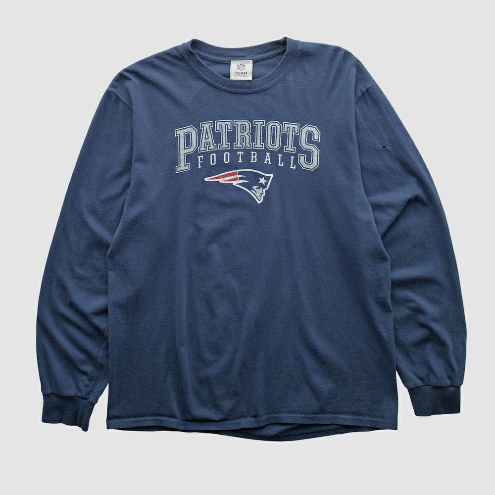 Fanatics New England Patriots NFL 2010s Long Sleeve T-shirt Navy Vintage